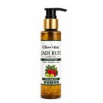 Glowvita Jadi Buti Hair Oil – Ayurvedic Blend with 21+ Natural Herbs, Amla & Hibiscus for Deep Scalp Nourishment, Hair Strength & Shine