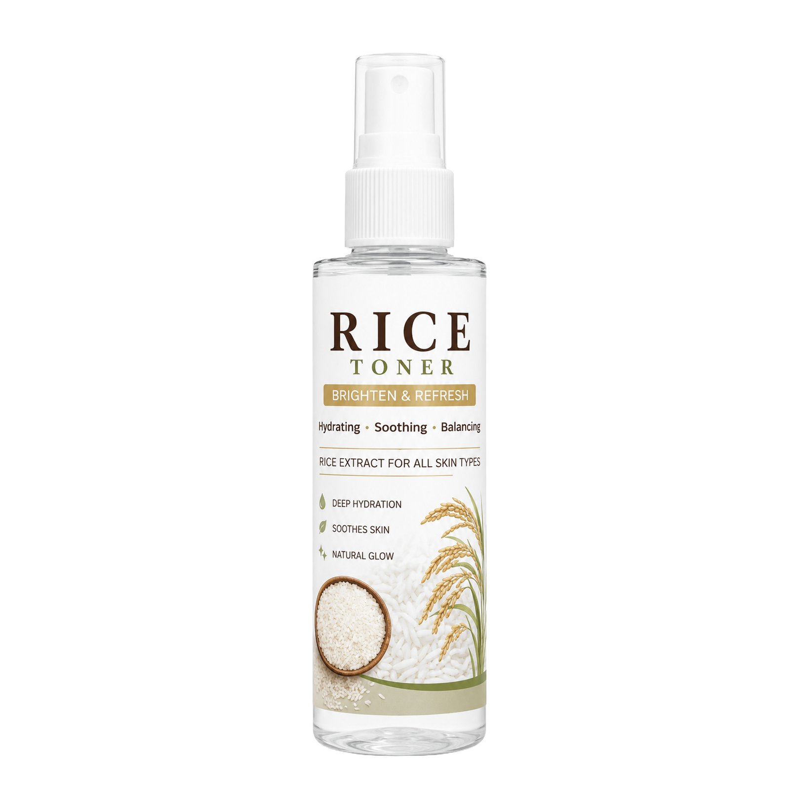 1 copy 5 Glowvita Rice Toner – Hydrating, Soothing & Balancing Facial Spray Mist with Rice Extract for Natural Glow & Smooth Complexion (For All Skin Types) - Image 1