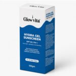 Glowvita Hydra Gel Sunscreen SPF 50 PA++ – Ultra-Light, Non-Greasy & Water-Resistant Broad Spectrum Sun Protection (100g)