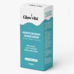 Glowvita Moisturizing Sunscreen (100g) – Broad Spectrum UVA & UVB Protection Lotion with Aloe Vera & Botanical Extracts | Ultra-Light, Non-Greasy & Fast-Absorbing Sun Care for All Skin Types