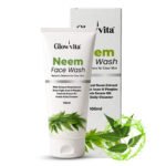 Glowvita Neem Face Wash with Natural Herbal Extracts – Gentle Cleansing, Acne & Oil Control Cleanser (100ml)