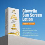 Glowvita Sun Screen Lotion – Broad Spectrum SPF 50 PA+++ Protection, Water & Sweat Resistant Daily Sunscreen (250 gm / 8.81 FL. OZ)